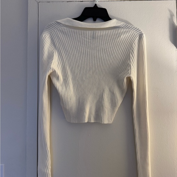 H&M Ribbed collared top - Picture 3 of 3